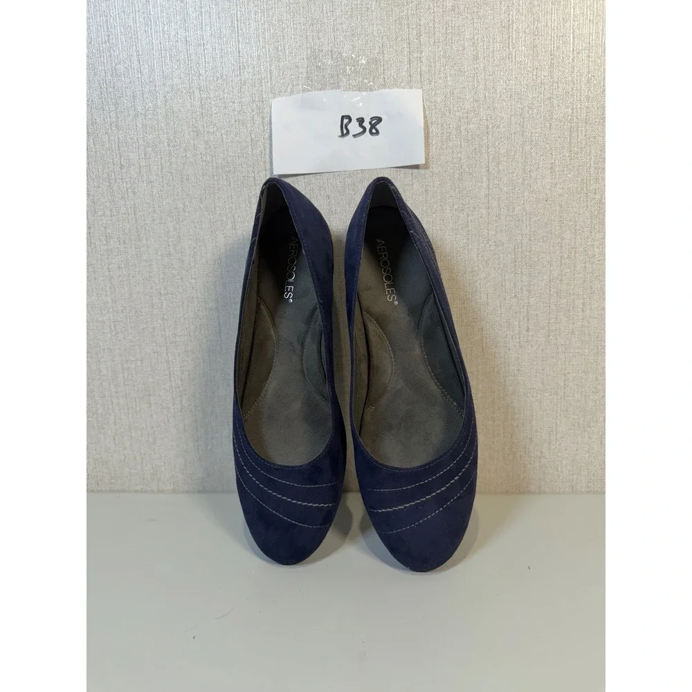 Aerosoles suede ballet flats‎ Women size 10M blue